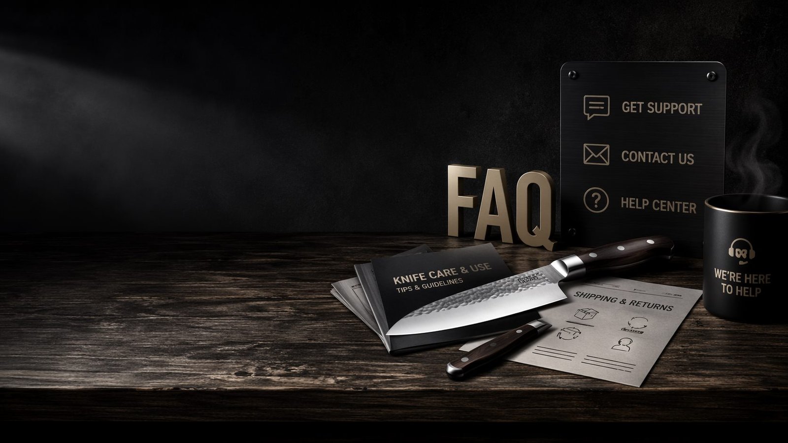 China knives wholesale FAQ desk for importer questions