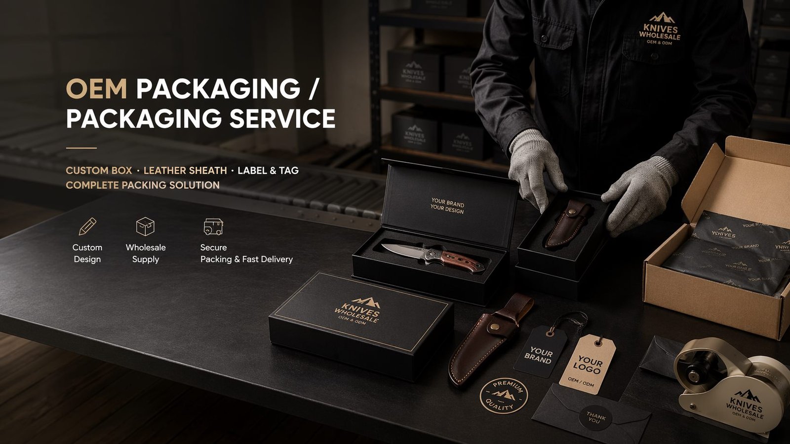 China knife manufacturer for private label programs image