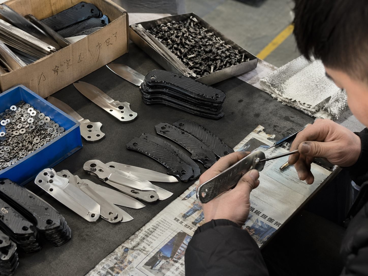 Wholesale knife sample table for China sourcing review